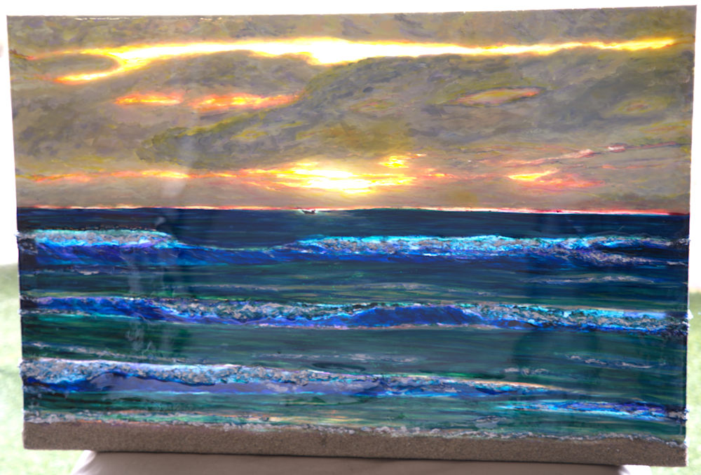 Textured Surf at Sunset 7