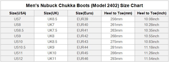 2402 Nubuck Chukka M