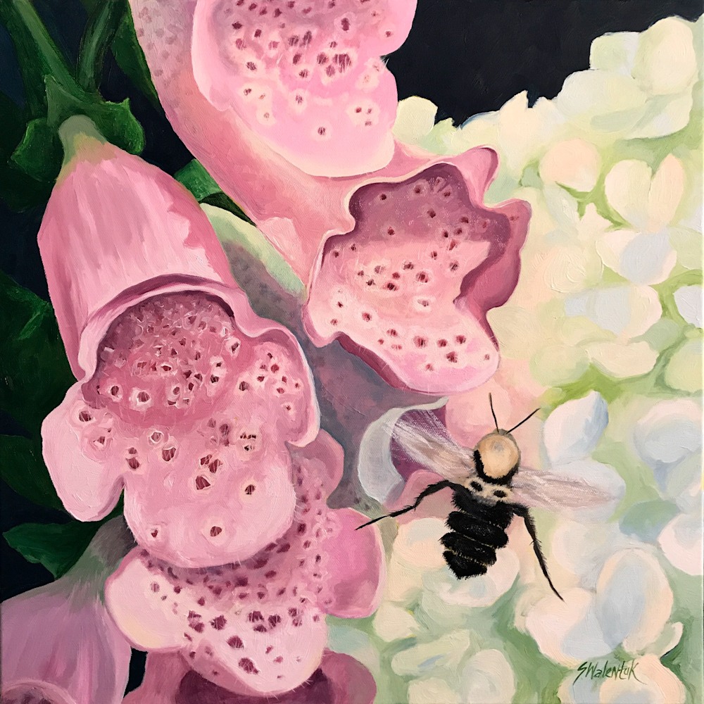 Foxgloves and the Bee
