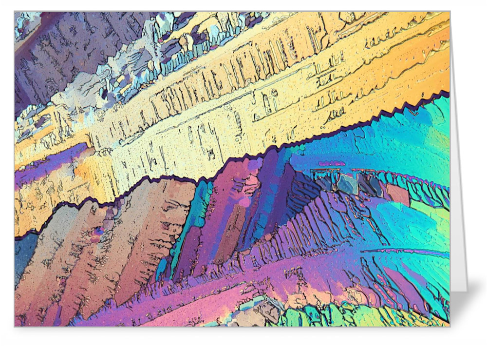 Colorful Landscape   urea   Note Card