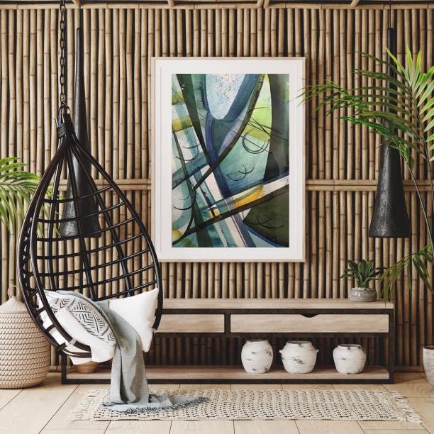 fabulous diva bamboo wall