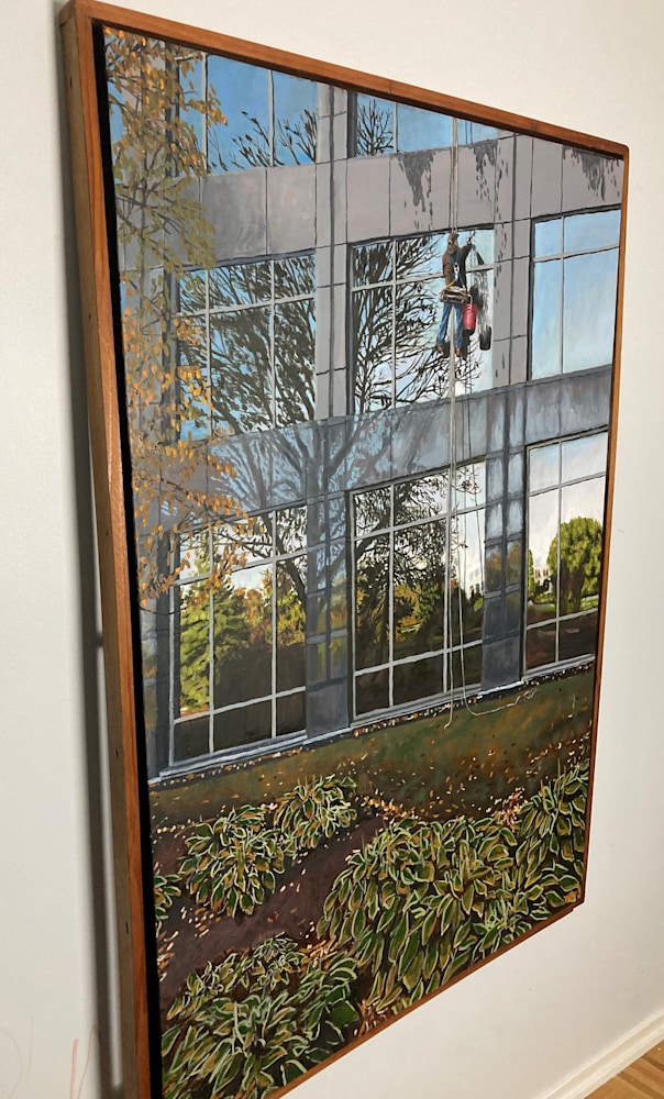 Window Wash | manVshadow - Michael E. Voss Fine Art