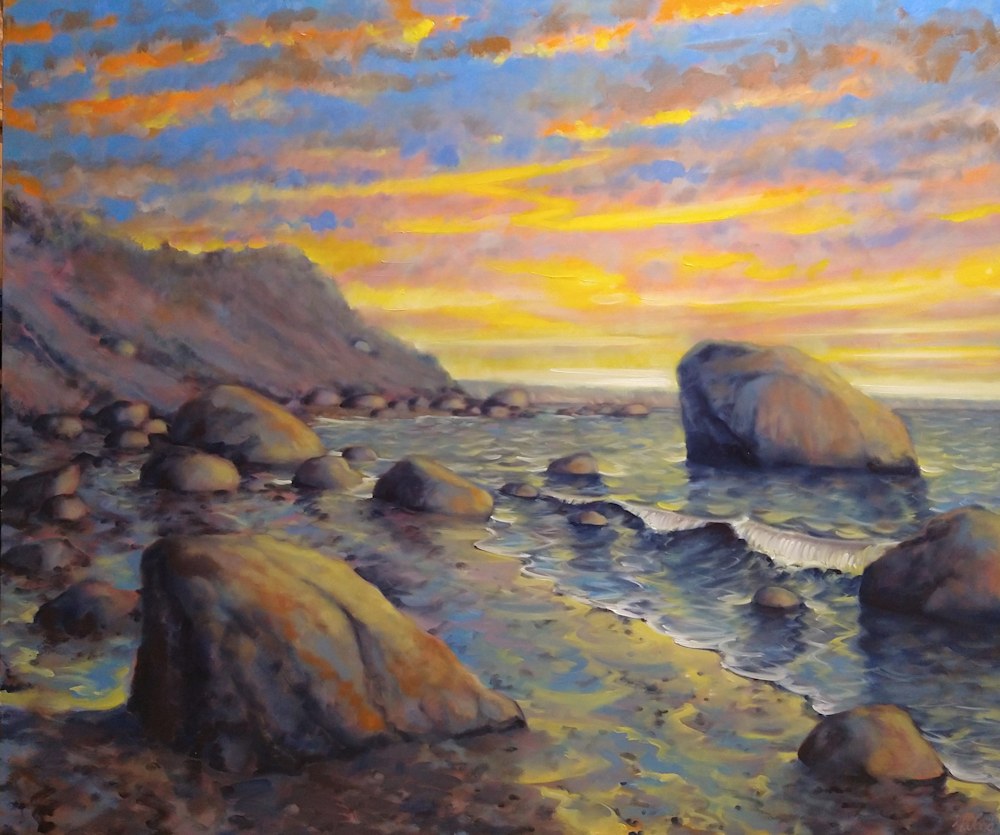 North Shore, 45 x 54, Acrylic on Canvas