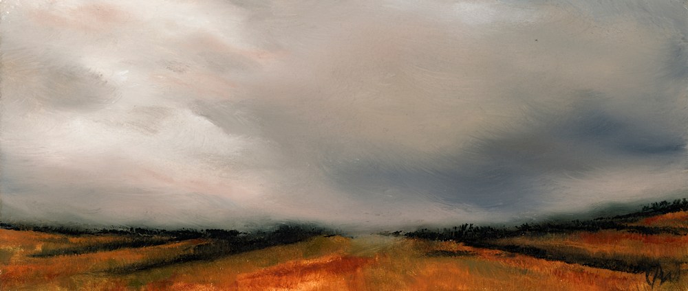 The Fall Almost No One Sees 2 oil on paper wallace