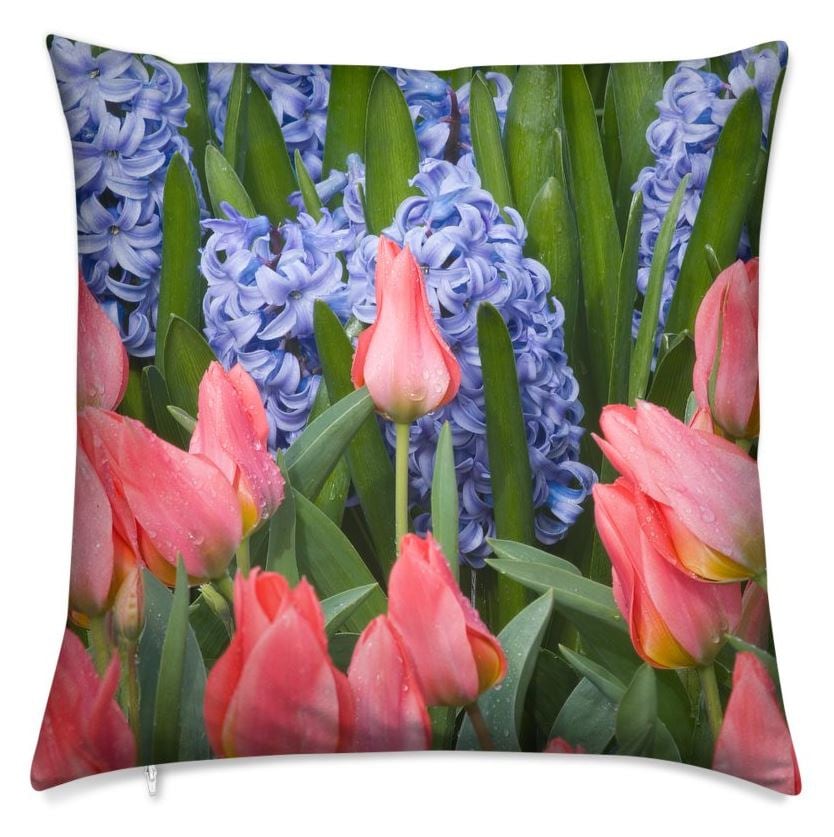 Essence of Spring Throw Pillow (Front)