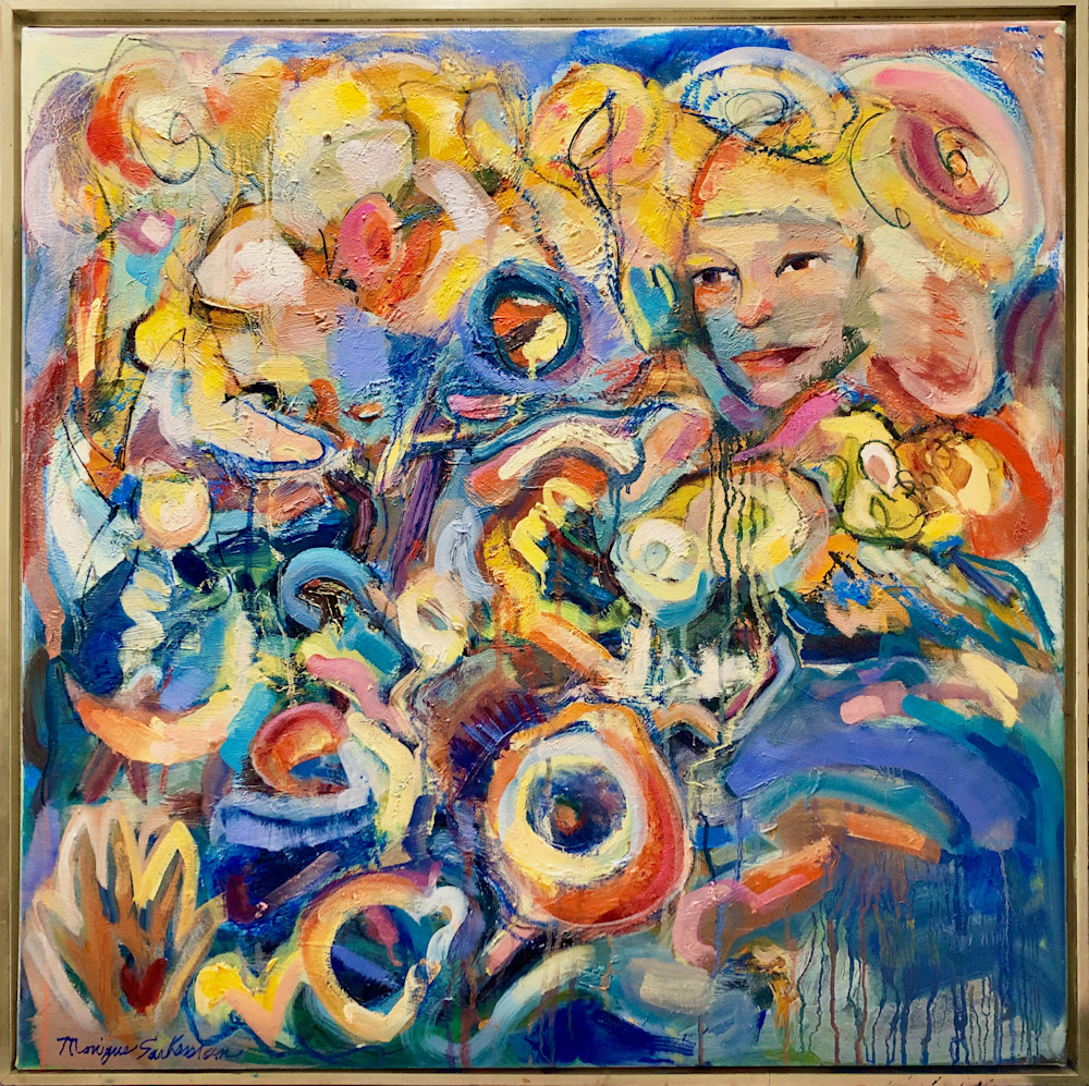 Antithesis of Myth 17, oil on canvas, 30x30