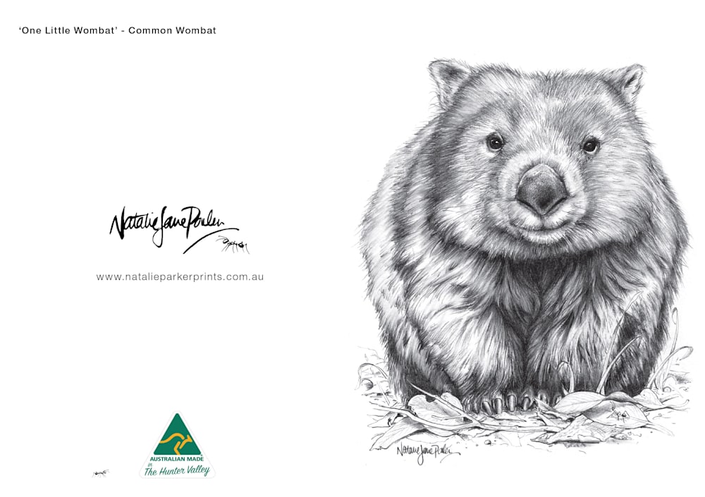 Greating Card Wombat