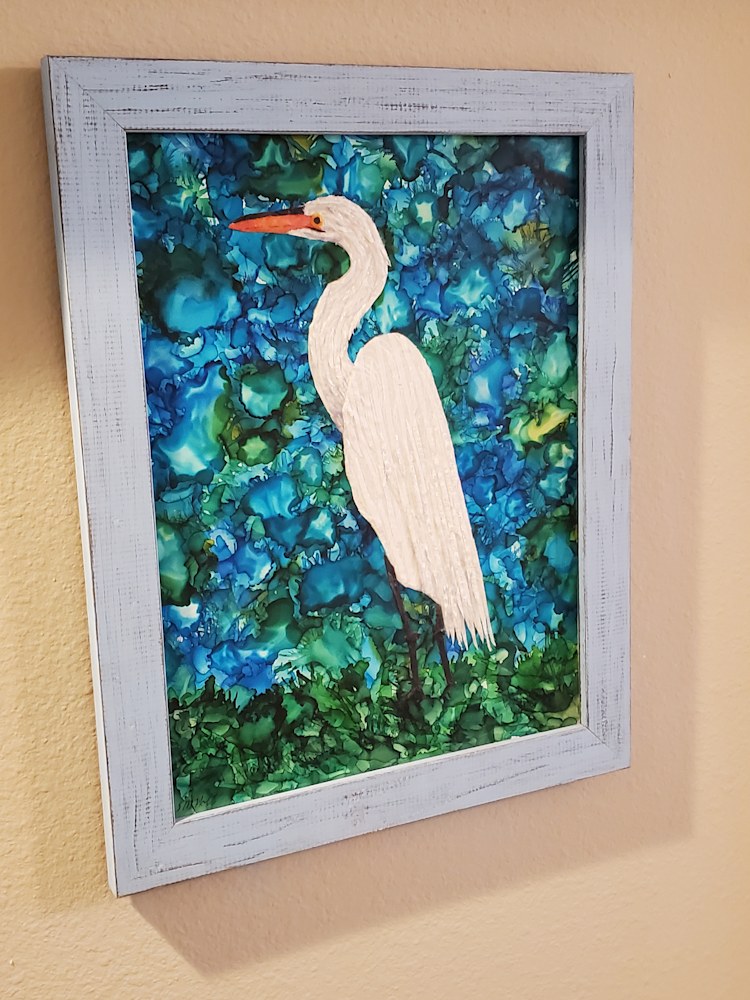 Egret detail