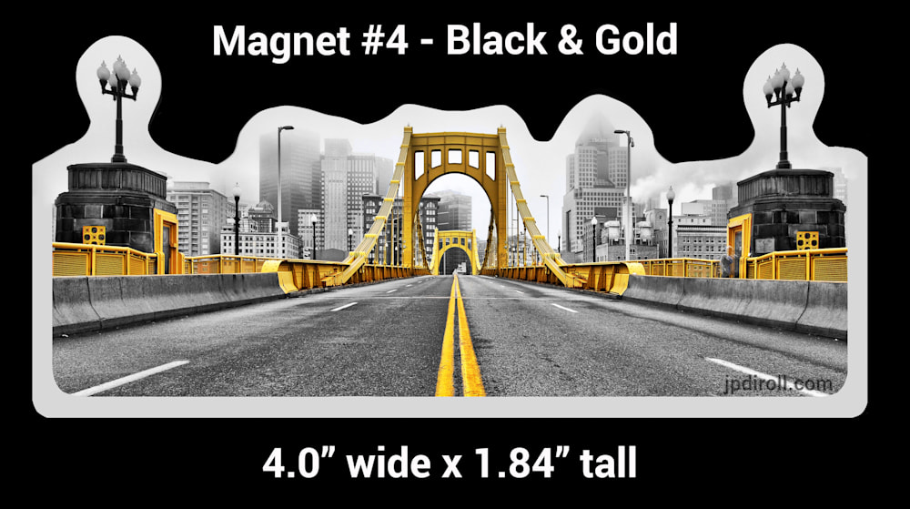 Black n Gold MAGNET place holder for website