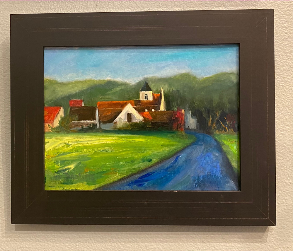 French Village Framed