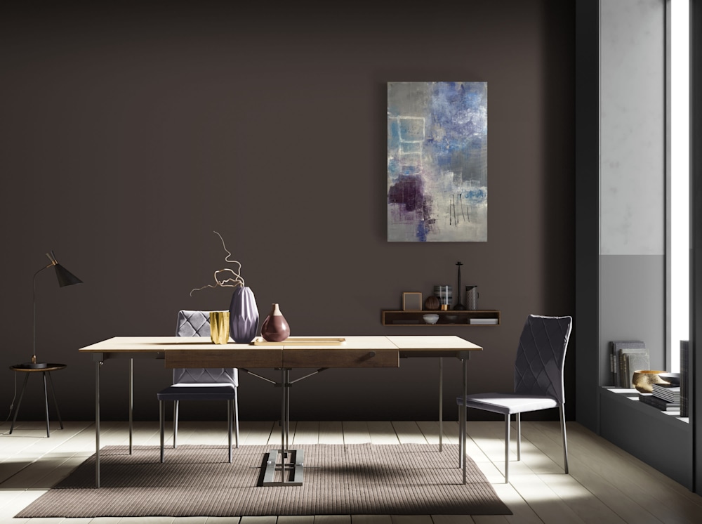 Radiant modern dining room