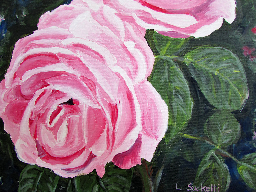 3 pink roses detail 2   Copy