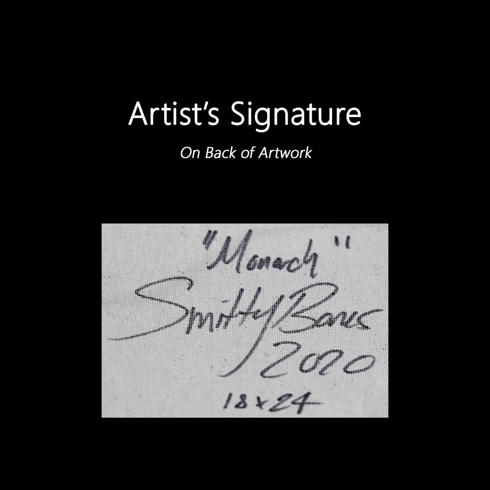 BrianSmith Monarch 18x24 signature