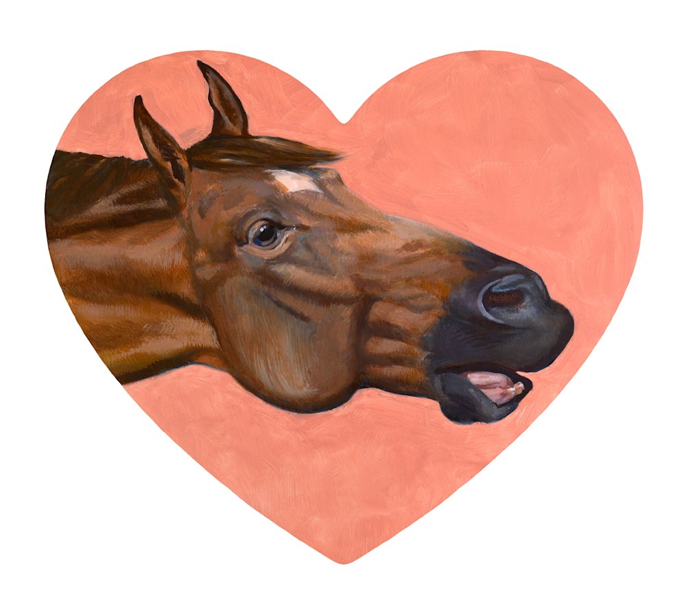 trekell heart horse pink 2 original listing asf