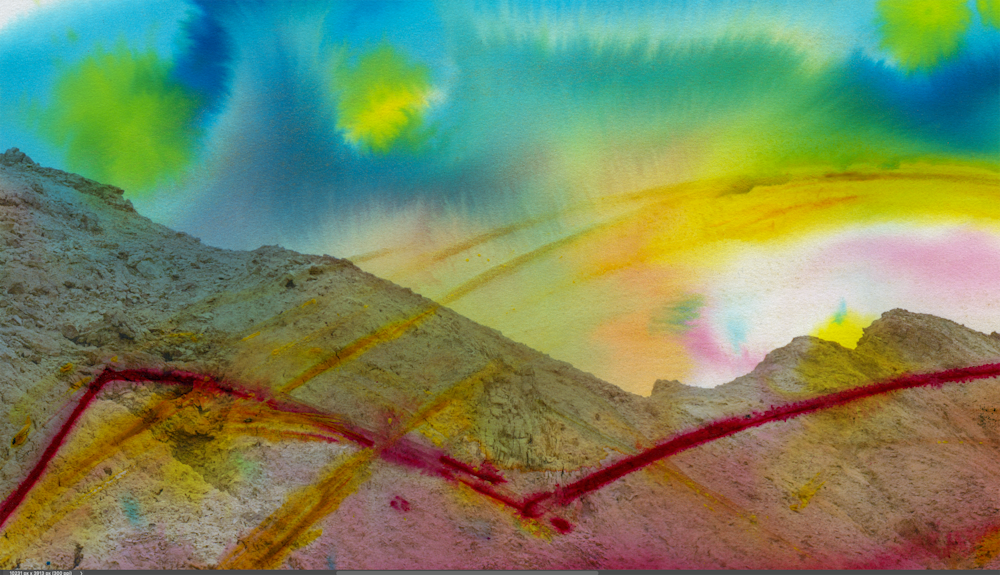 Artist's Drive, Death Valley, #12 (left detail)