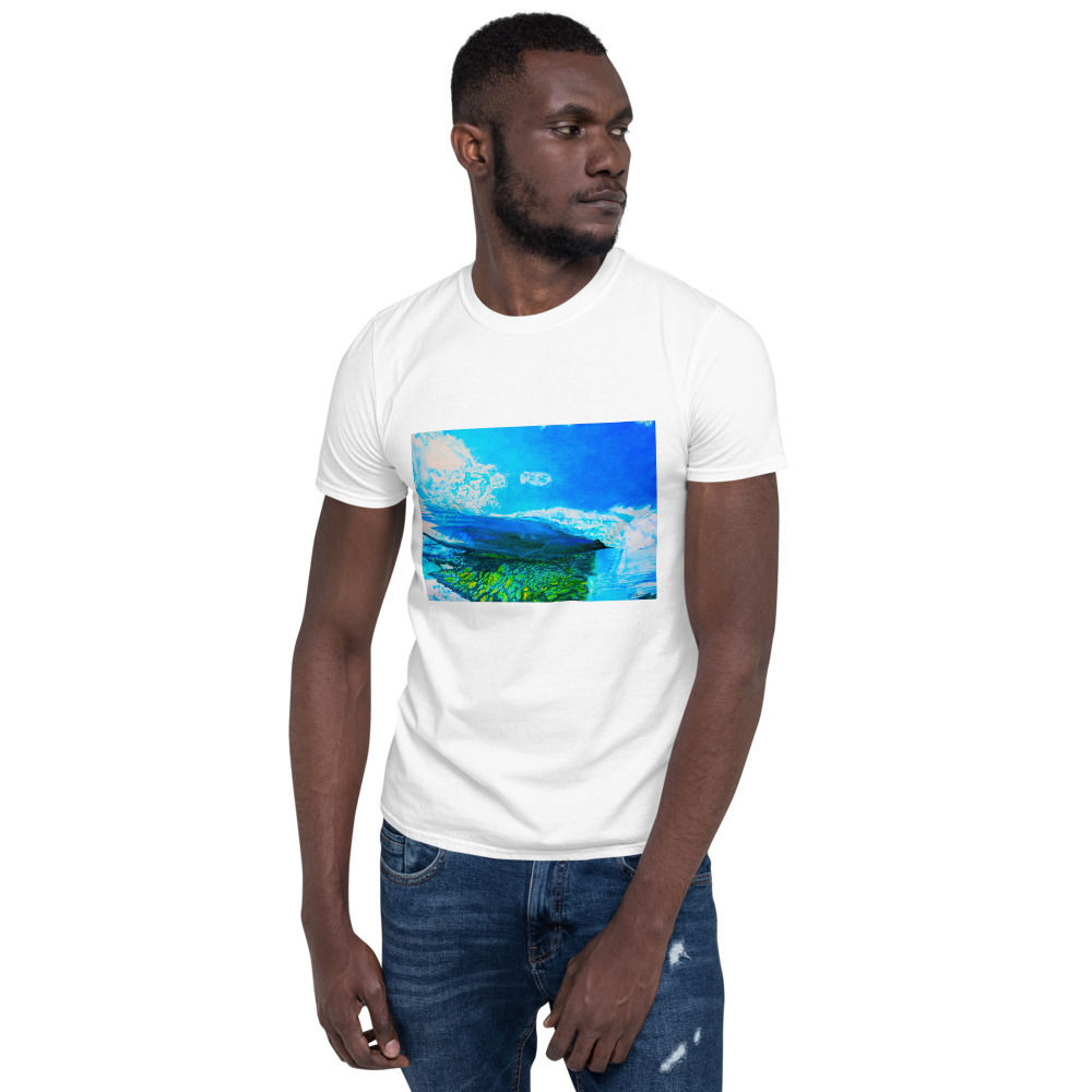 Mens T Shirts Reef Break White