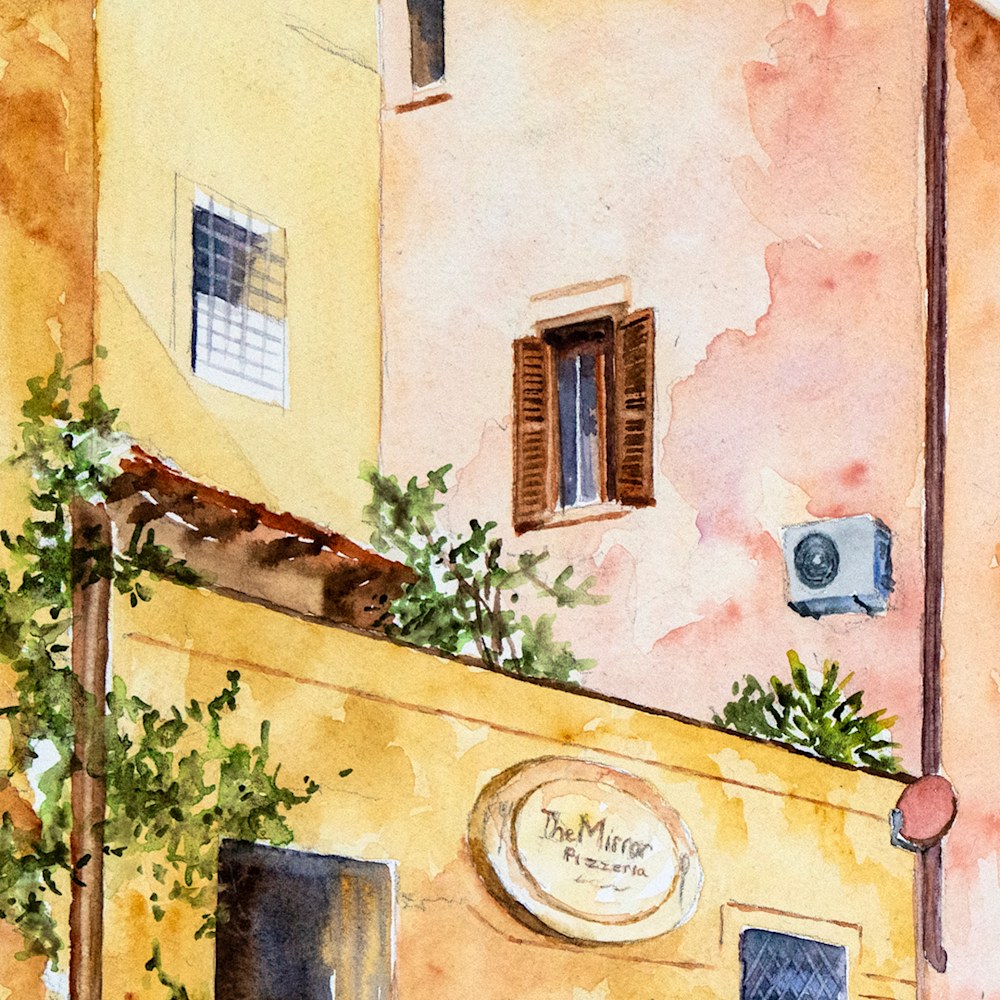 The Mirror Pizzeria, Trastevere | Final Detail 02 | Kimberly Cammerata