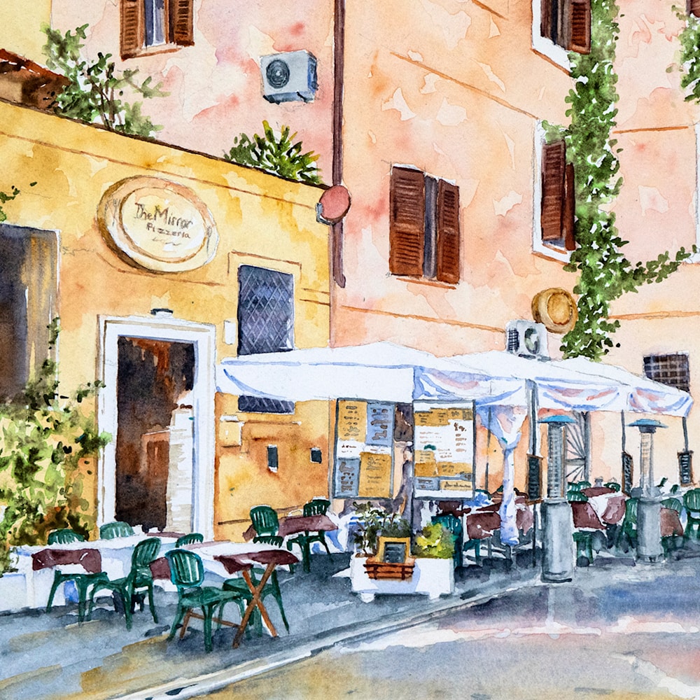 The Mirror Pizzeria, Trastevere | Final Detail 08 | Kimberly Cammerata