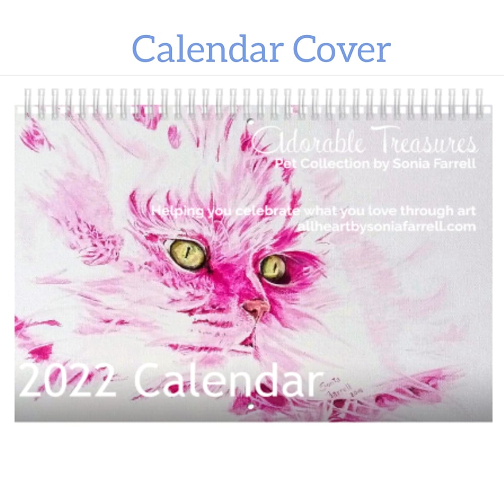 2022 Adorable Treasures Calendar Cover