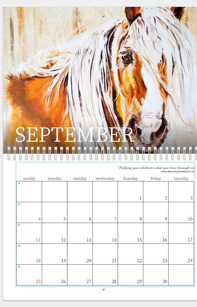 2022 September Adorable Treasures Calendar