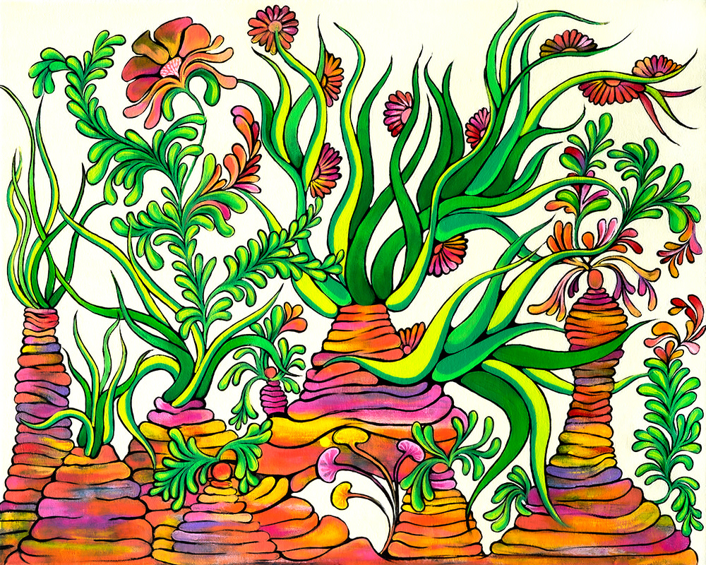 Desert Bloom Art Hava Gurevich Art