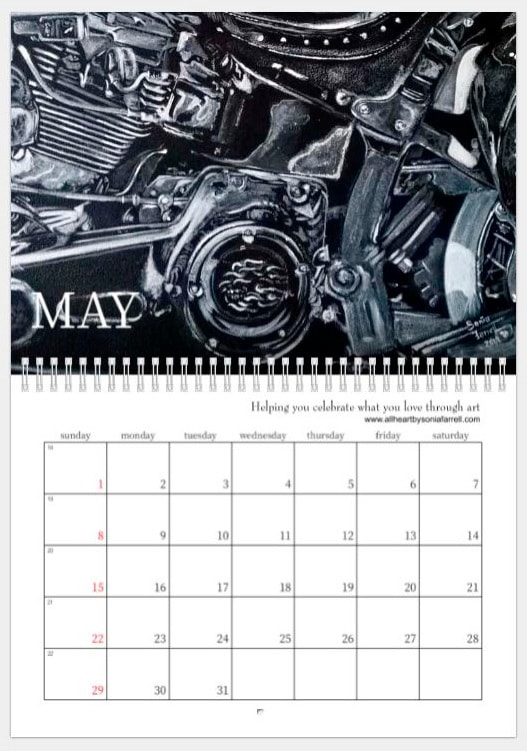 2022 MayMay Cruising Chrome Calendar