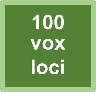 outline 100 vox loci