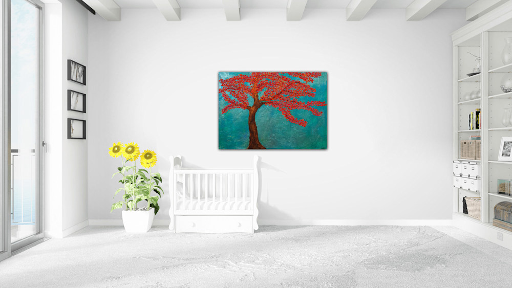 red tree 3
