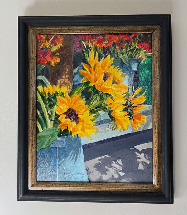 Framed FlowerMarket 600
