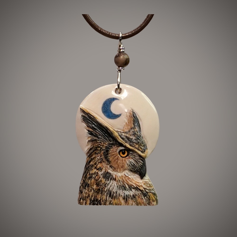 Great Horned Owl 4 front Wondershare