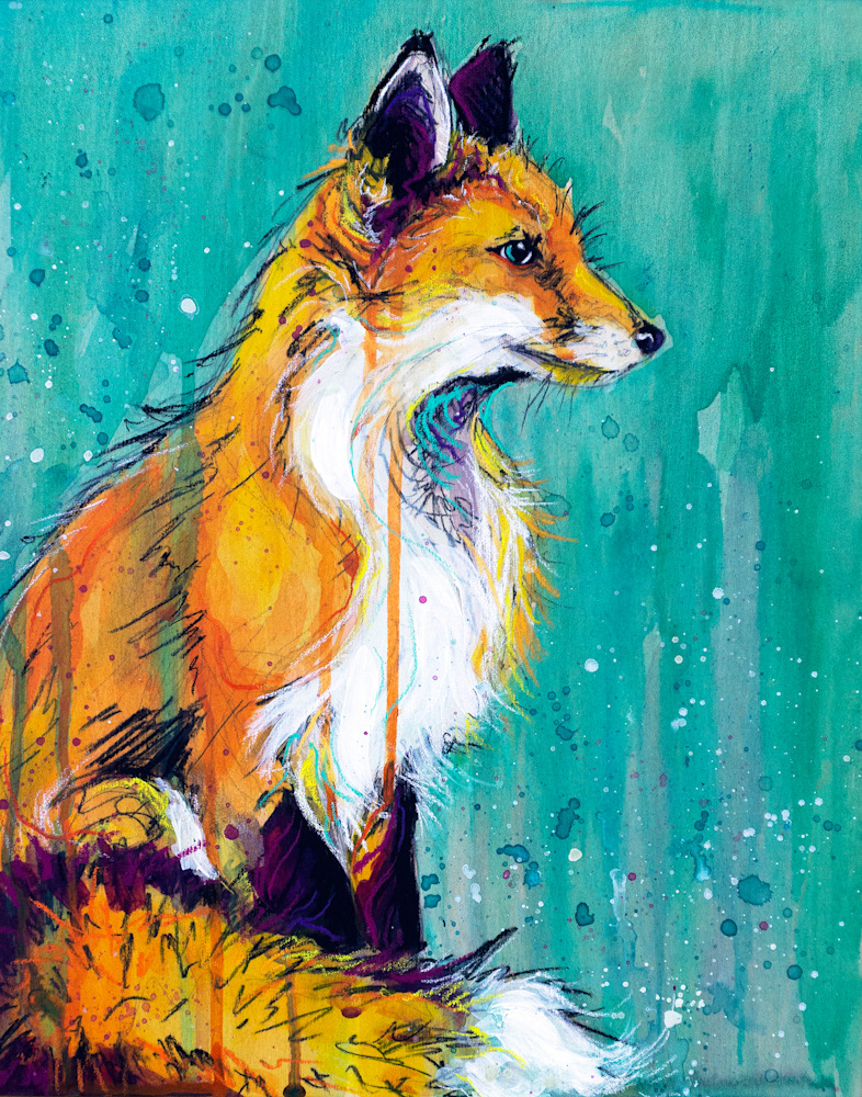 Fox Painting FINAL original
