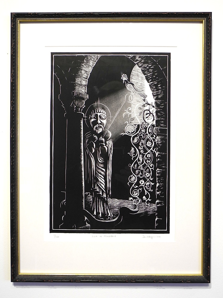 Lux in Tenebris, framed