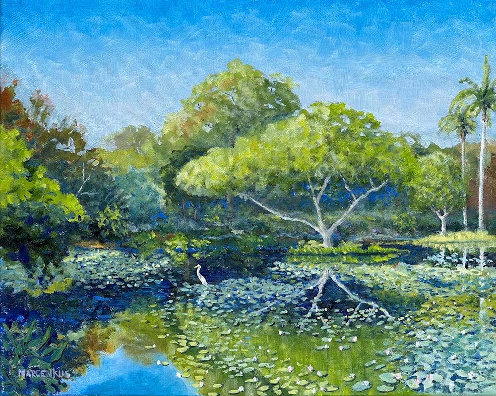 The Garden of Hope and Courage  20x16