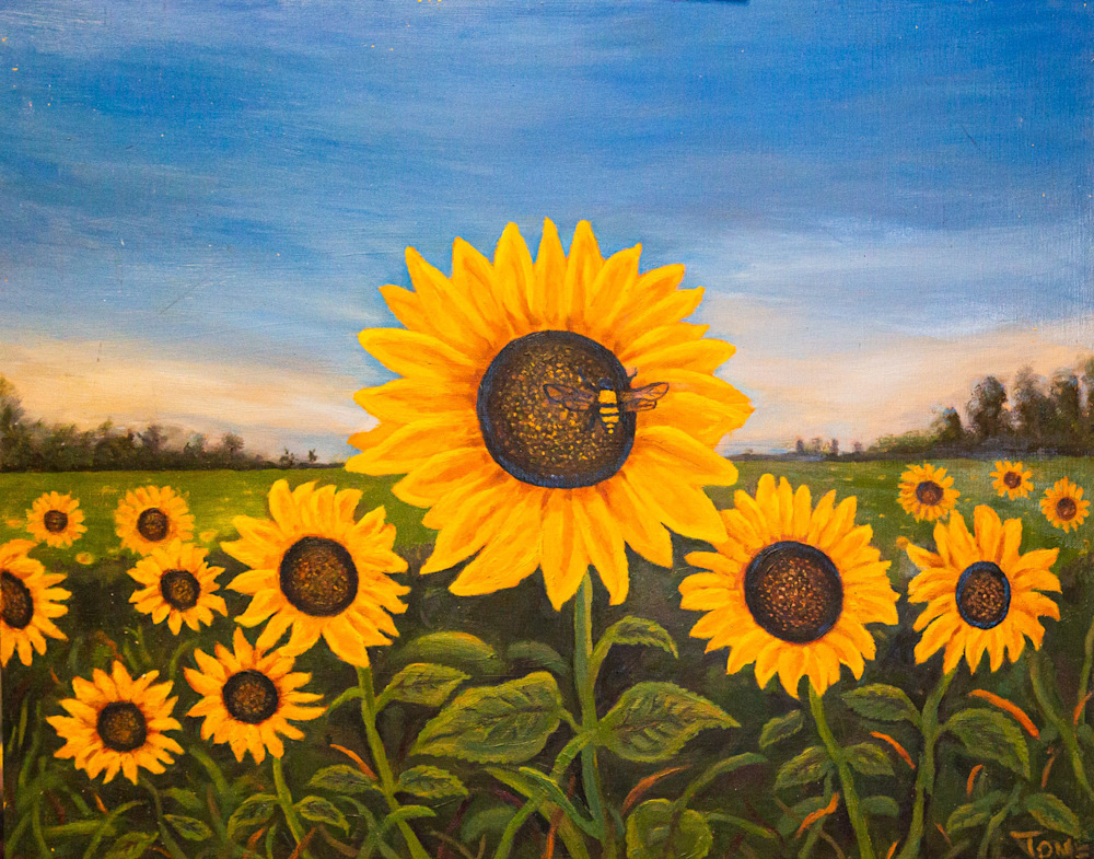Antonio Davis Sun Flowers