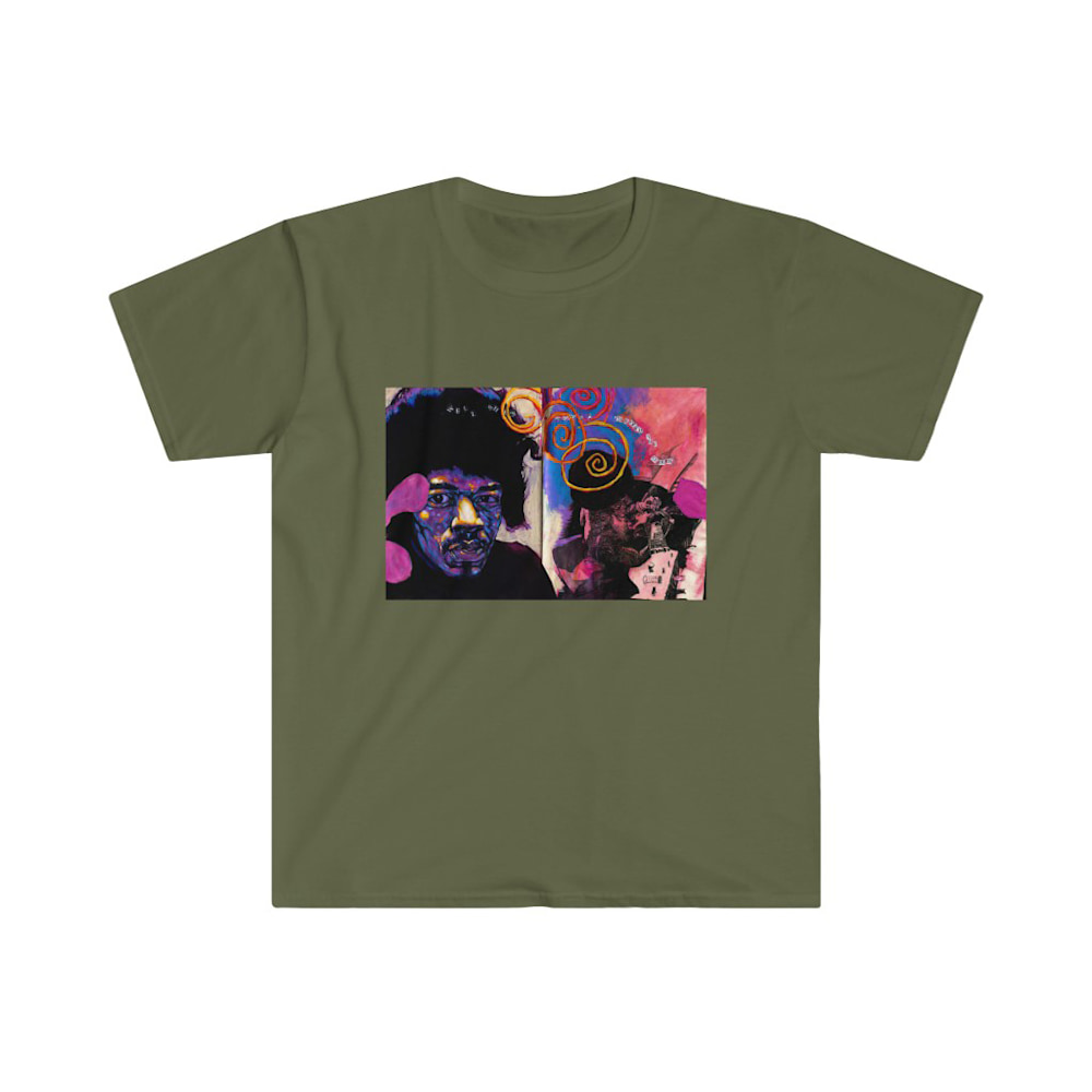 little wing unisex softstyle t shirt military green