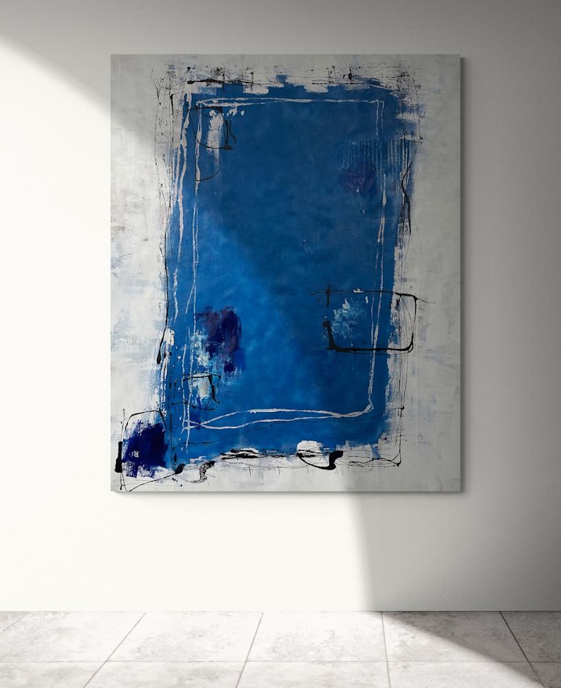 Corridor wall illuminated in natural light