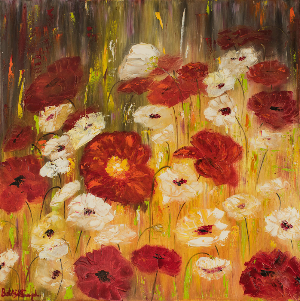 Poppies and Anemones