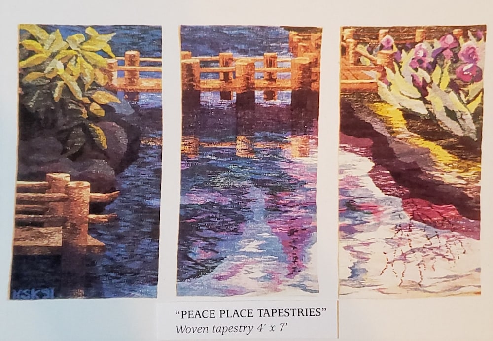 Peac Place triptych card