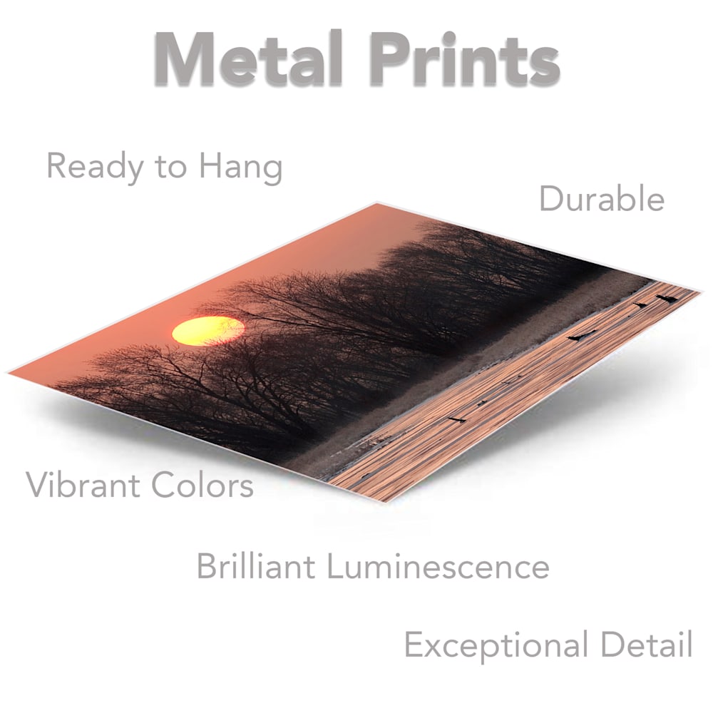 sunrise mead metal prints