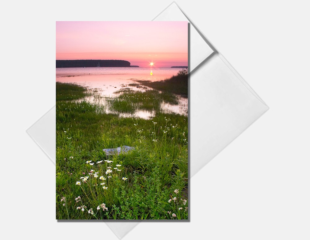 ephraim sunset vertical 1 card w envelope