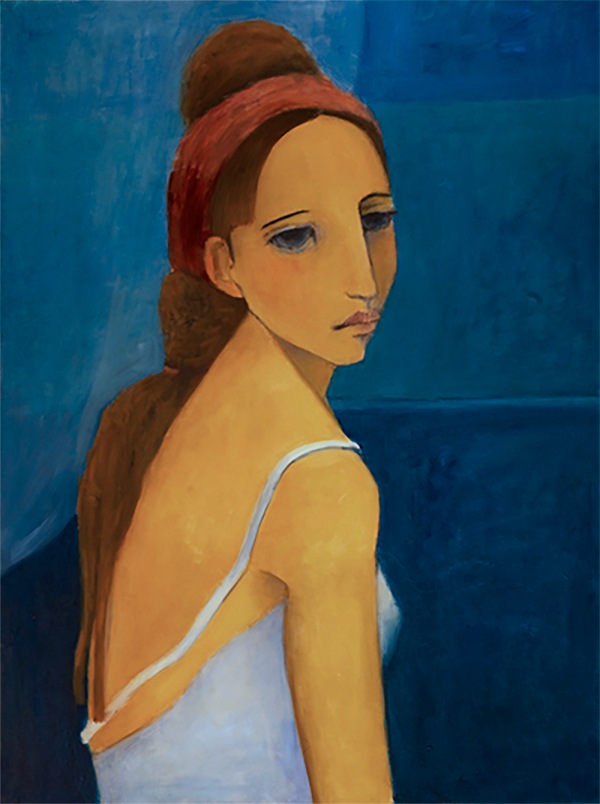 Girl with red turban small copy