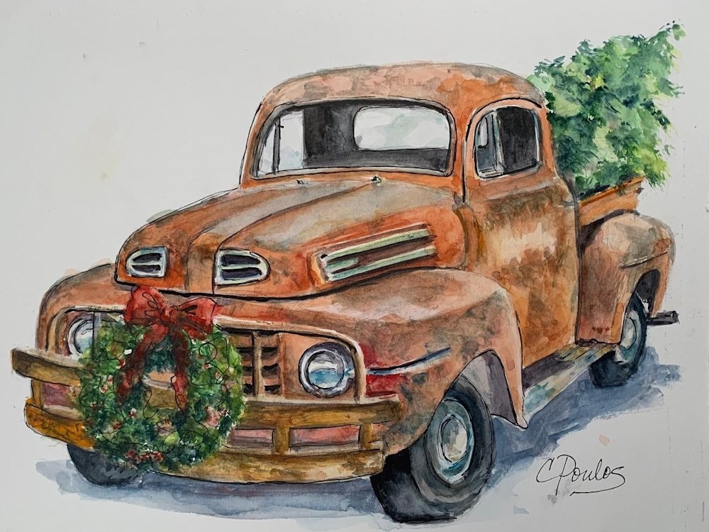 Christmas Truck crop