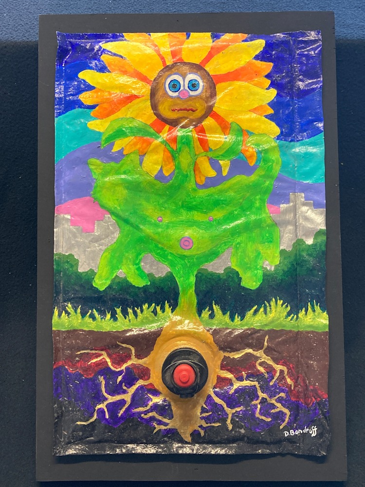 I Told That Cat 3L MixedMedia Bondroff Front
