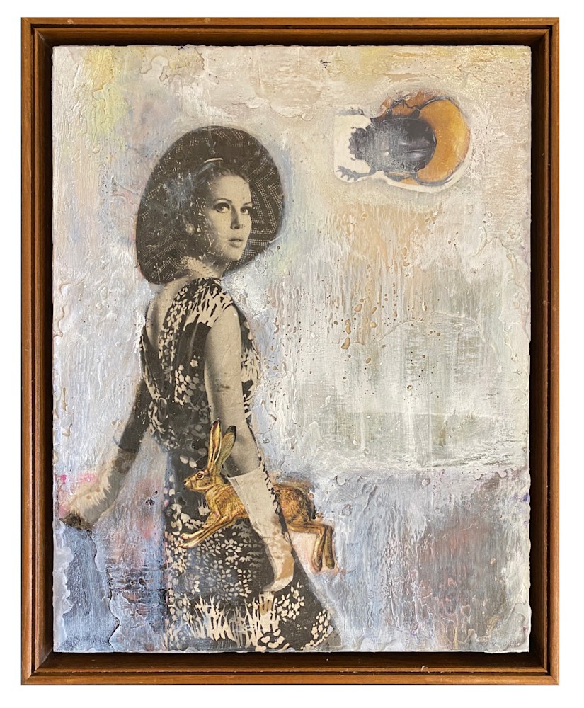 Vancardo Mina Collector Collage Mixed Media 15x12in 2021