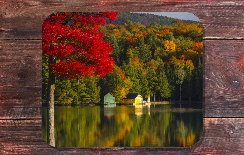 old forge pond fall mousepad
