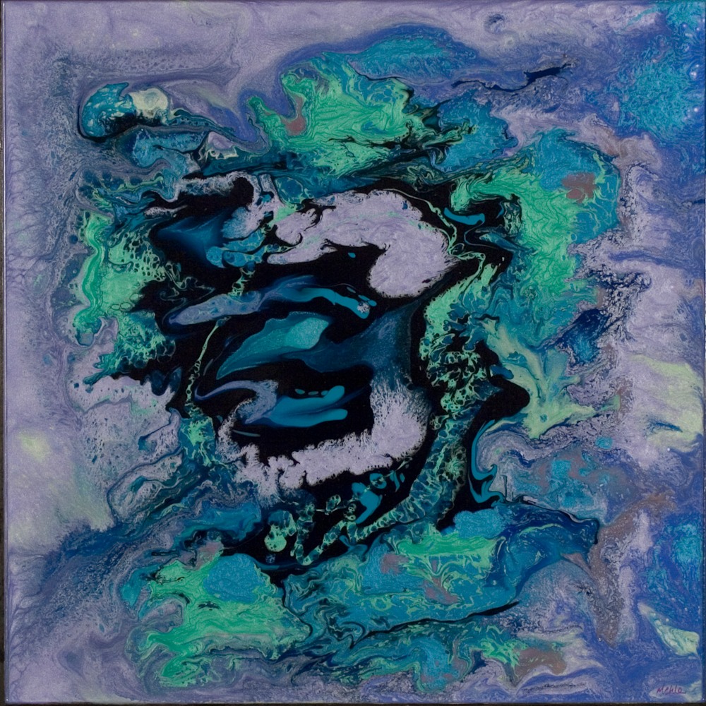 Ocean Birds Eye View Art michelle silverman art