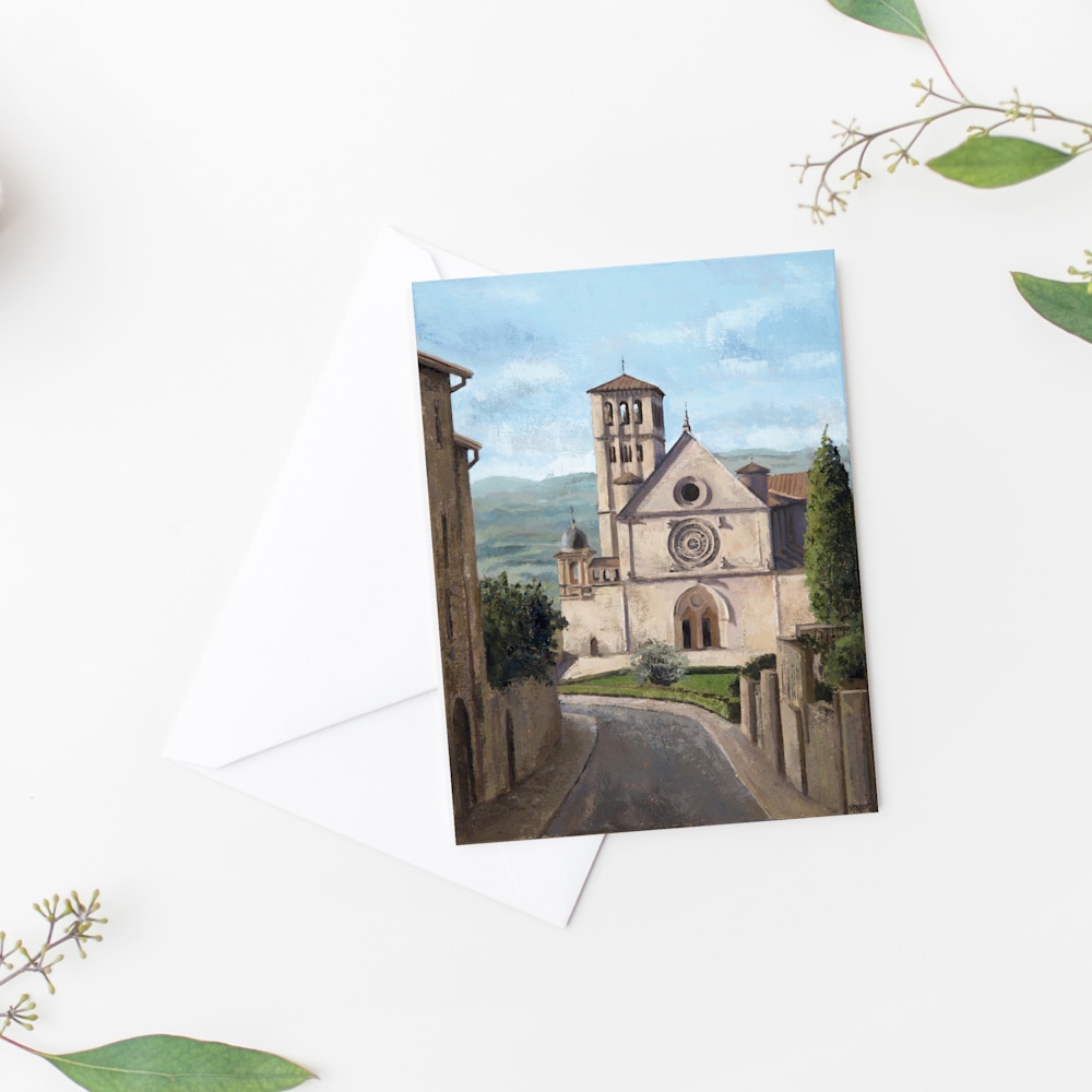 Assisi Notecard stock crop sm