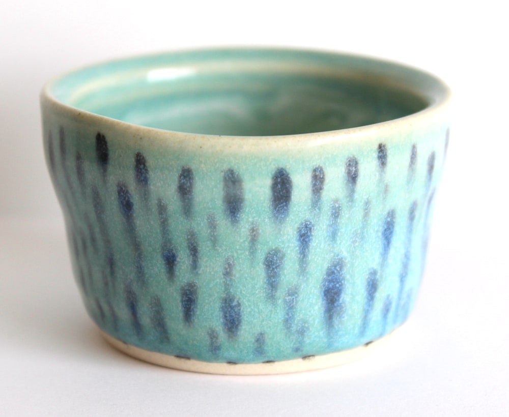 blue trinket cup 