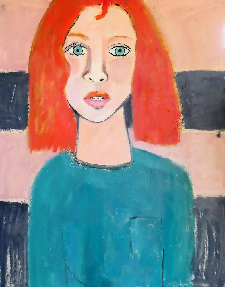 Carolyn Schlam, REDHAIRED GIRL, Oil, 36x28, $1400