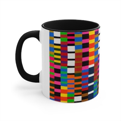 color bars accent coffee mug 11oz2